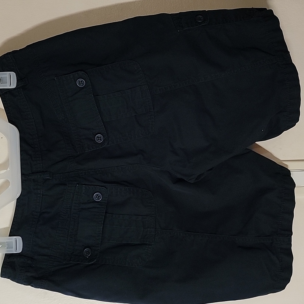 Liz Claiborne women's dark blue cargo shorts 10 - Picture 4 of 8